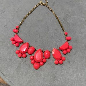 Kate Spade 'Day Tripper' Bib Necklace, Coral and Gold